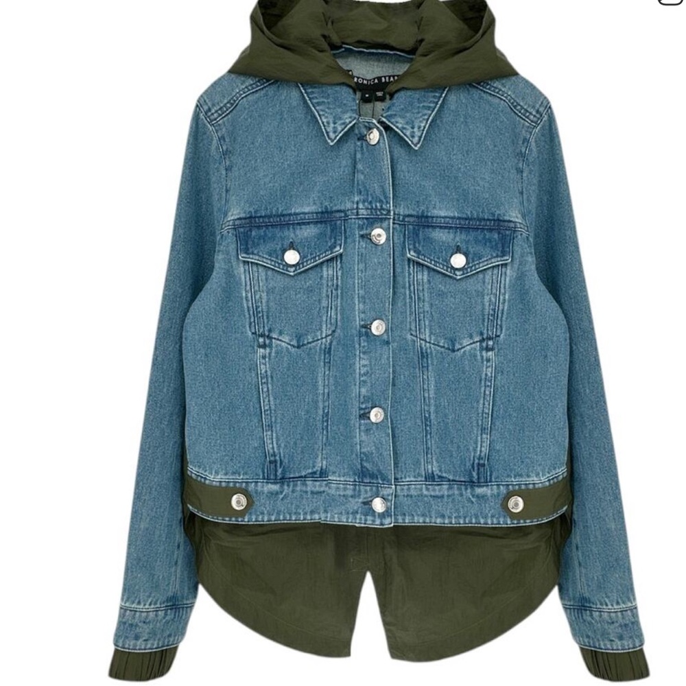 Veronica Beard Shani Waterfall Denim Twill Jacket NWT XS